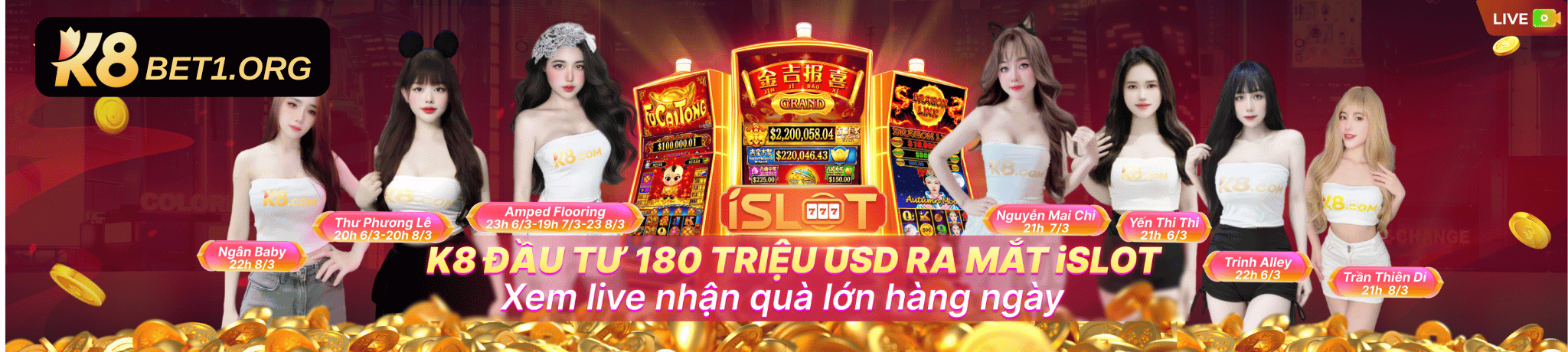 RA MẮT ISLOT - K8BET