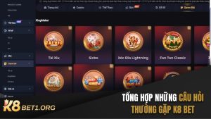 CÂU HỎI THƯỜNG GẶP K8 BET