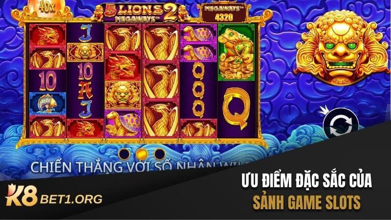 SLOTS K8 BET - THIÊN ĐƯỜNG GIẢI TRÍ XANH CHÍN, HẤP DẪN 5 SLOTS K8 BET